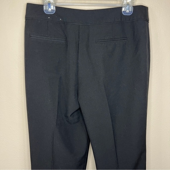 Size 12 Cato Black Dress Pants Pleated Straight Leg Classic Trousers - Picture 5 of 9